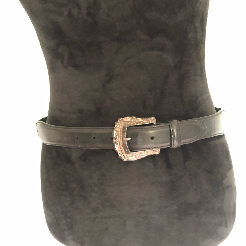 ✨SALE✨ Black Belt with Silver Buckle